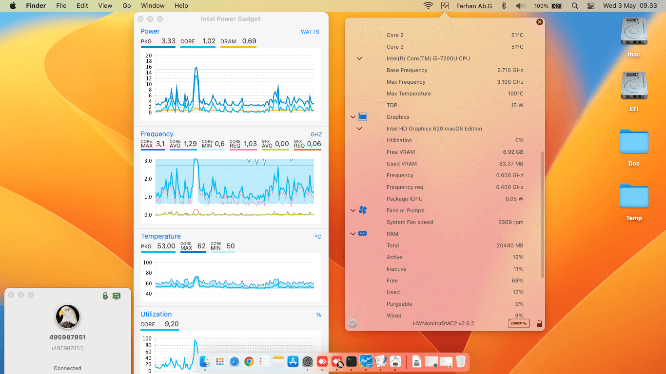 Asus A456UR GA090D 7th [KabyLake   Intel HD 620 + I2C]   OpenCore 3